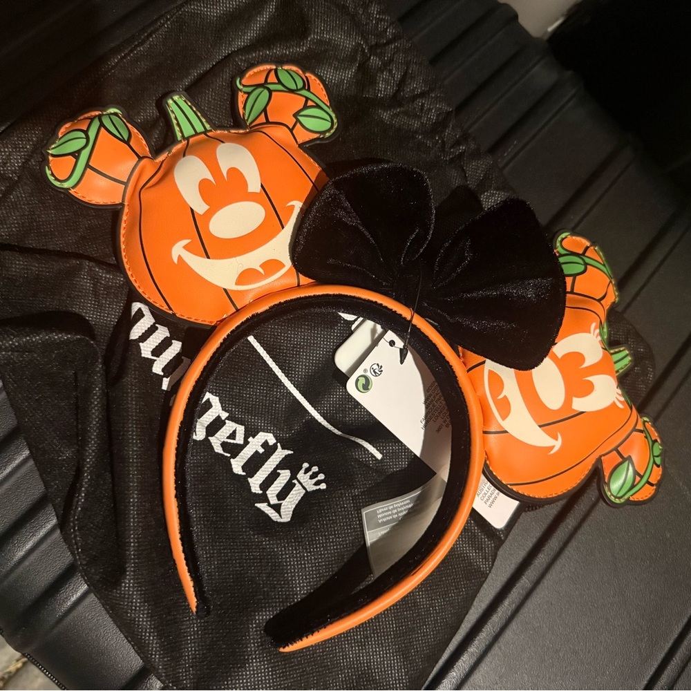 Loungefly Halloween Pumpkin Mouse Ears Headband